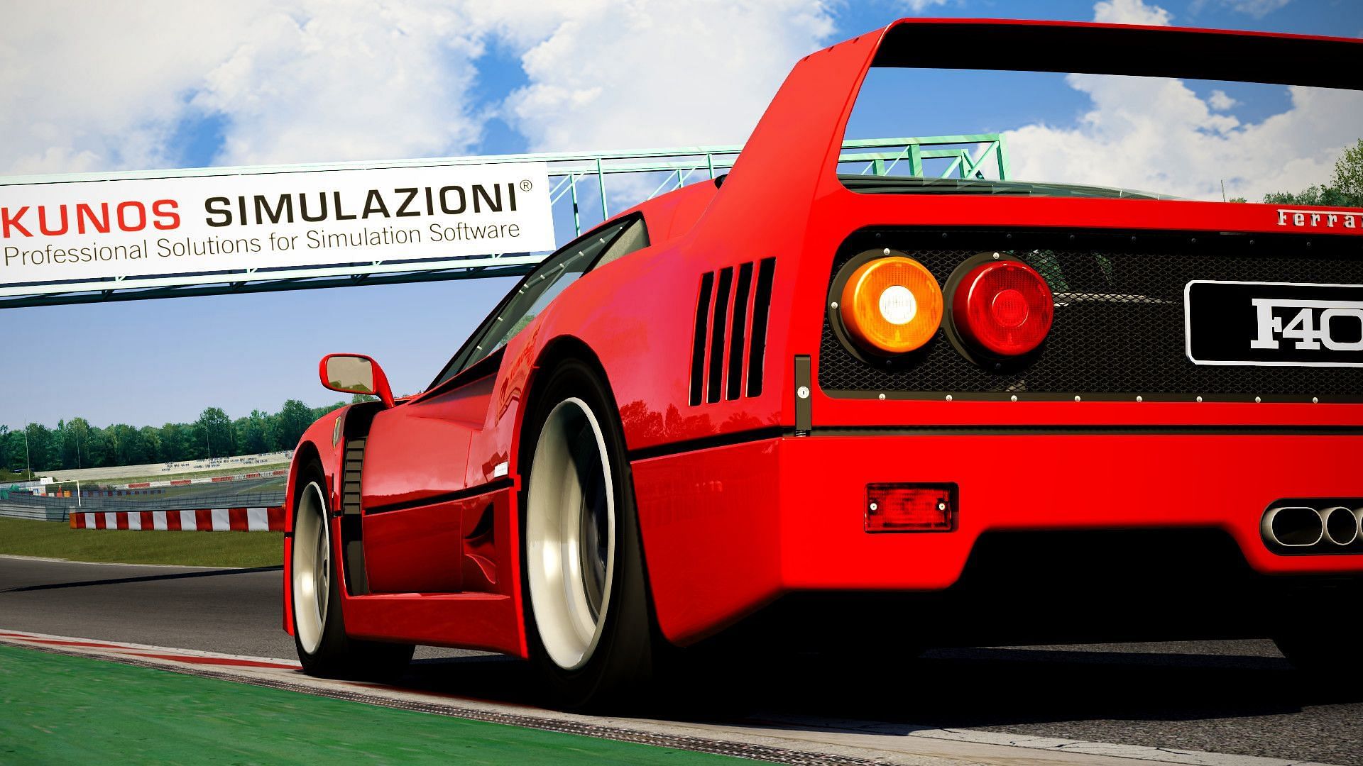 Ferrari F40 in Assetto Corsa (Image via Kunos Simulazioni/Valve)